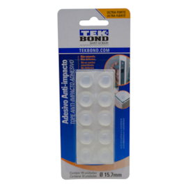 ADESIVO ANT IMPACTO BUMPER GOTA COM 10 UNIDADES G 15,7MM ADESIVO ANT IMPACTO BUMPER GOTA COM 10 UNIDADES G 15,7MM