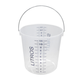 BALDE GRADUADO 12 LITROS TRANSPARENTE BALDE GRADUADO 12 LITROS TRANSPARENTE