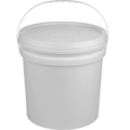 BALDE PLASTICO COM TAMPA LACRE 20 LITROS ALÇA P...