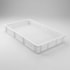 BANDEJA 10 LITROS NATURAL VAZADA 60 X 40 X 6,4CM