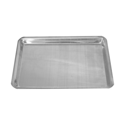 BANDEJA ASSADEIRA FORNINHO PEQUENA EM ALUMINIO 21X15X1,5 CM