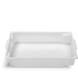 BANDEJA PLÁSTICA COMERCIAL 15 LITROS PE NATURAL BANDEJA PLÁSTICA COMERCIAL 15 LITROS PE NATURAL