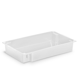 BANDEJA PLÁSTICA COMERCIAL 15 LITROS PE NATURAL BANDEJA PLÁSTICA COMERCIAL 15 LITROS PE NATURAL