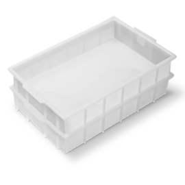 BANDEJA PLÁSTICA EMPILHAVEL 12 LITROS PE NATURAL  BANDEJA PLÁSTICA EMPILHAVEL 12 LITROS PE NATURAL