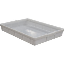 BANDEJA PLÁSTICA EMPILHAVEL 611 EM PE NATURAL PARA CONGELAMENTO BANDEJA PLÁSTICA EMPILHAVEL 611 EM PE NATURAL PARA CONGELAMENTO