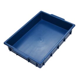 BANDEJA PLÁSTICA EMPILHAVEL 7 LITROS EM POLIPROPILENO AZUL BANDEJA PLÁSTICA EMPILHAVEL 7 LITROS EM POLIPROPILENO AZUL