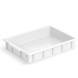 BANDEJA PLÁSTICA EMPILHAVEL 7 LITROS EM POLIPROPILENO BRANCA BANDEJA PLÁSTICA EMPILHAVEL 7 LITROS EM POLIPROPILENO BRANCA