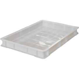 BANDEJA PLÁSTICA FECHADA EMPILHAVEL 10 LITROS PE NATURAL BANDEJA PLÁSTICA FECHADA EMPILHAVEL 10 LITROS PE NATURAL