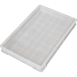 BANDEJA PLÁSTICA FECHADA EMPILHAVEL 10 LITROS PE NATURAL BANDEJA PLÁSTICA FECHADA EMPILHAVEL 10 LITROS PE NATURAL