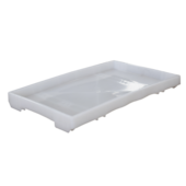 Produto BANDEJA PLÁSTICA TABULEIRO EMPILHAVEL 607 PE NATURAL