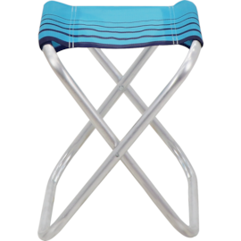 BANQUETA DE PRAIA EM ALUMINIO FIJI ASSENTO AZUL BANQUETA DE PRAIA EM ALUMINIO FIJI ASSENTO AZUL