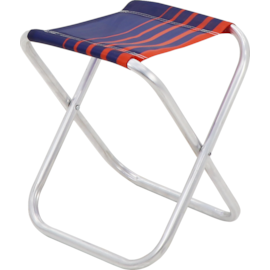 BANQUETA DE PRAIA EM ALUMINIO FIJI ASSENTO AZUL E LARANJA BANQUETA DE PRAIA EM ALUMINIO FIJI ASSENTO AZUL E LARANJA