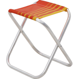 BANQUETA DE PRAIA EM ALUMINIO FIJI ASSENTO LARANJA E AMARELA BANQUETA DE PRAIA EM ALUMINIO FIJI ASSENTO LARANJA E AMARELA