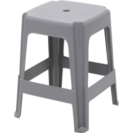 BANQUETA PLASTICA MONOBLOCO ICARAI CINZA BANQUETA PLASTICA MONOBLOCO ICARAI CINZA