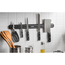 BARRA MAGNETICA PARA FACAS 55 CM PRETA PLENUS  BARRA MAGNETICA PARA FACAS 55 CM PRETA PLENUS