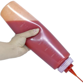 BISNAGA TRANSLÚCIDA COMUM EXTRA GRANDE 960ML PARA MOLHOS E CALDAS BISNAGA TRANSLÚCIDA COMUM EXTRA GRANDE 960ML PARA MOLHOS E CALDAS