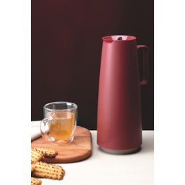 BULE GARRAFA TERMICA EXATA 1 LITRO VERMELHO BULE GARRAFA TERMICA EXATA 1 LITRO VERMELHO