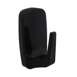 CABIDE ADESIVO REMOVIVEL PEQUENO 4 PEÇAS PRETO CABIDE ADESIVO REMOVIVEL PEQUENO 4 PEÇAS PRETO