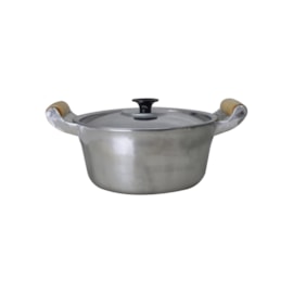 CAÇAROLA ALUMINIO FUNDIDO BATIDO GROSSO 1,750 LITROS 18 CM Ø