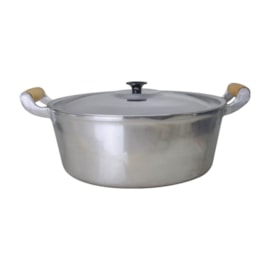 CAÇAROLA ALUMINIO FUNDIDO BATIDO GROSSO 6,7 LITROS 30 CM Ø