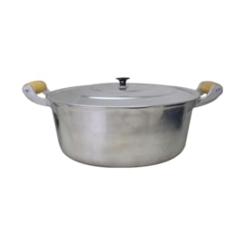 CAÇAROLA ALUMINIO FUNDIDO BATIDO GROSSO 8 LITROS 32 CM Ø