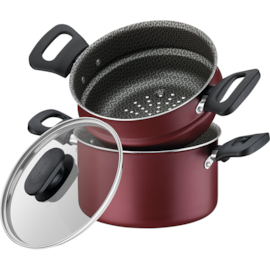 CAÇAROLA ANTIADERENTE COZI-VAPORE 16 CM 1,8L LORETO VERMELHO CAÇAROLA ANTIADERENTE COZI-VAPORE 16 CM 1,8L LORETO VERMELHO