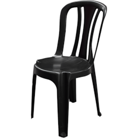 CADEIRA BISTRO ARCOS PRETA PARA 182KG CADEIRA BISTRO ARCOS PRETA PARA 182KG
