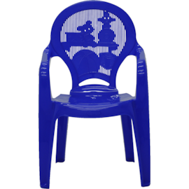 CADEIRA INFANTIL CATTY AZUL ESTAMPADO CADEIRA INFANTIL CATTY AZUL ESTAMPADO