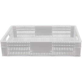 CAIXA BANDEJA PLÁSTICA 23 LITROS NATURAL 60X40X12 CAIXA BANDEJA PLÁSTICA 23 LITROS NATURAL 60X40X12