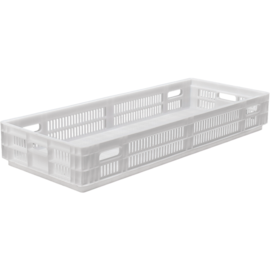 CAIXA BANDEJA PLÁSTICA 40 LITROS NATURAL 100X40X15 CM CAIXA BANDEJA PLÁSTICA 40 LITROS NATURAL 100X40X15 CM