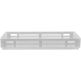 CAIXA BANDEJA PLÁSTICA 40 LITROS NATURAL 100X40X15 CM CAIXA BANDEJA PLÁSTICA 40 LITROS NATURAL 100X40X15 CM