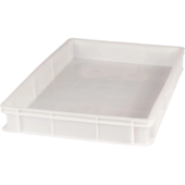 Produto CAIXA BANDEJA PLÁSTICA FECHADA 12 LITROS NATURAL SEM TAMPA