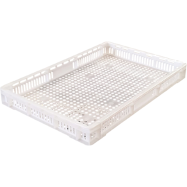 CAIXA BANDEJA PLÁSTICA VAZADA 10 LITROS NATURAL CAIXA BANDEJA PLÁSTICA VAZADA 10 LITROS NATURAL