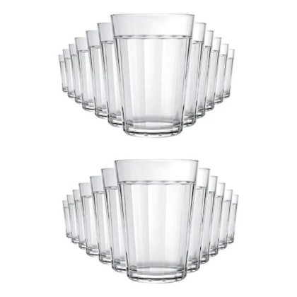 CAIXA COM 24 COPOS  AMERICANO TRADICIONAL  190ML