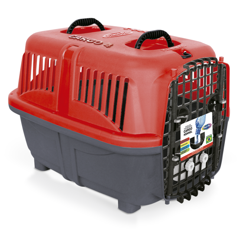 CAIXA DE TRANSPORTE CARGO KENNEL Nº4 PARA CÃES ATÉ 25KG Marfimetal