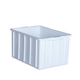 CAIXA PLÁSTICA 130 LITROS MODELO 010 BRANCA SEM TAMPA CAIXA PLÁSTICA 130 LITROS MODELO 010 BRANCA SEM TAMPA