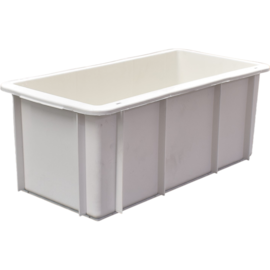 CAIXA  PLÁSTICA 14 LITROS BRANCA SEM TAMPA CAIXA  PLÁSTICA 14 LITROS BRANCA SEM TAMPA