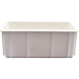 CAIXA  PLÁSTICA 14 LITROS BRANCA SEM TAMPA CAIXA  PLÁSTICA 14 LITROS BRANCA SEM TAMPA