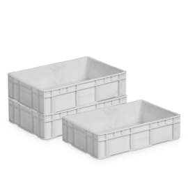 CAIXA PLÁSTICA 28 LITROS FECHADA NATURAL SEM TAMPA CAIXA PLÁSTICA 28 LITROS FECHADA NATURAL SEM TAMPA