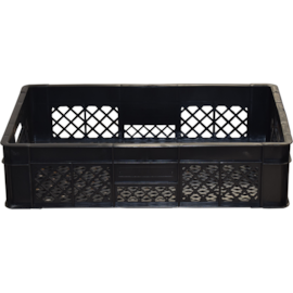 CAIXA PLÁSTICA 28 LITROS VAZADA PRETA SEM TAMPA CAIXA PLÁSTICA 28 LITROS VAZADA PRETA SEM TAMPA