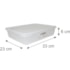 CAIXA PLASTICA 3 LITROS PEAD COM TAMPA