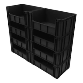 CAIXA PLASTICA 45,5L C/ABERTURA LATERAL