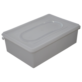 CAIXA PLASTICA 6,5 LITROS PEAD COM TAMPA CAIXA PLASTICA 6,5 LITROS PEAD COM TAMPA