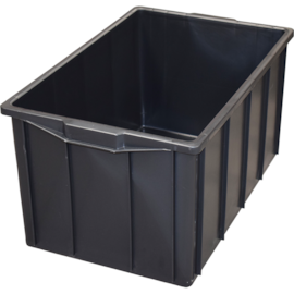 CAIXA PLÁSTICA 61 LITROS MODELO 035 PRETA SEM TAMPA CAIXA PLÁSTICA 61 LITROS MODELO 035 PRETA SEM TAMPA