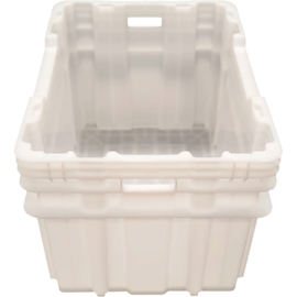 CAIXA PLASTICA 90L TELESCOPICA FECHADA NATURAL