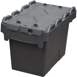 CAIXA PLÁSTICA ALC3222 COM TAMPA BIPARTIDA 6,5 LITROS CINZA CAIXA PLÁSTICA ALC3222 COM TAMPA BIPARTIDA 6,5 LITROS CINZA