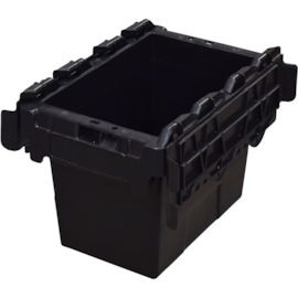 CAIXA PLÁSTICA ALC3222 COM TAMPA BIPARTIDA 6,5 LITROS PRETO CAIXA PLÁSTICA ALC3222 COM TAMPA BIPARTIDA 6,5 LITROS PRETO