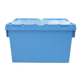 CAIXA PLÁSTICA ALC6437 COM TAMPA BIPARTIDA 65 LITROS AZUL CAIXA PLÁSTICA ALC6437 COM TAMPA BIPARTIDA 65 LITROS AZUL