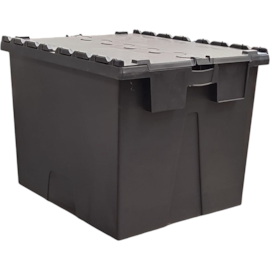 CAIXA PLÁSTICA ALC6545 COM TAMPA BIPARTIDA 103L PRETA CAIXA PLÁSTICA ALC6545 COM TAMPA BIPARTIDA 103L PRETA