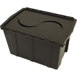 CAIXA PLASTICA COM TAMPA ACOPLADA BIPARTIDA 56 LITROS CAIXA PLASTICA COM TAMPA ACOPLADA BIPARTIDA 56 LITROS